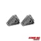 Extreme Max Extreme Max 5001.5772.2 Heavy-Duty Solid Rubber Wheel Chock with Handle - Value 2-Pack 5001.5772.2 - alternate 1